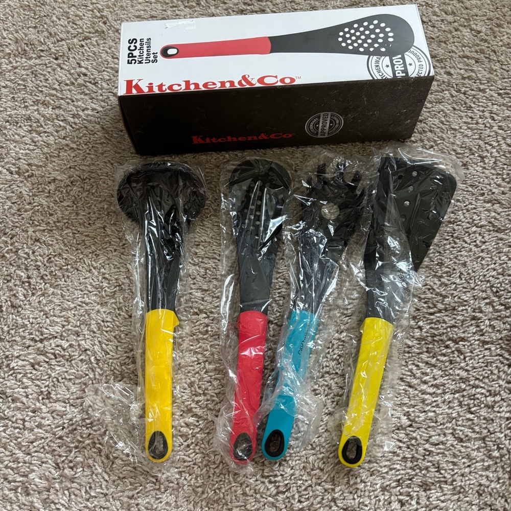 Kitchen & Co 4-Piece Utensil Set